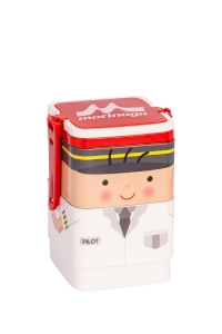 Lunch Box Morinaga Bento Set Square Pilot 600ml TW-LB 77