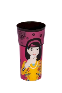 Glass Oreo Family Pink 300ml G-61
