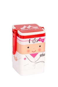 Lunch Box Morinaga Bento Set Square Dokter 600ml TW-LB 77