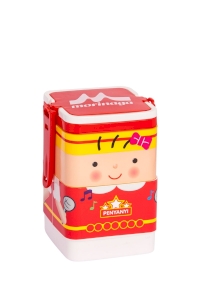 Lunch Box Morinaga Bento Set Square Penyanyi 600ml TW-LB 77