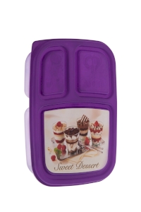 Lunch Box Steamer Purple 1000ml TW-LB 63